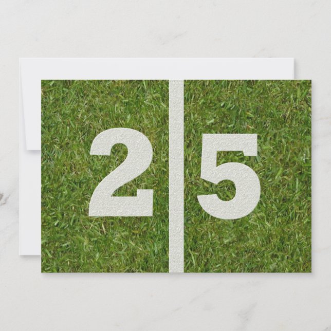 25th Birthday Party! Invitation (Front)