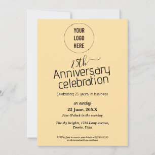 25th company anniversary celebration invitation