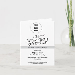 25th company anniversary celebration invitation
