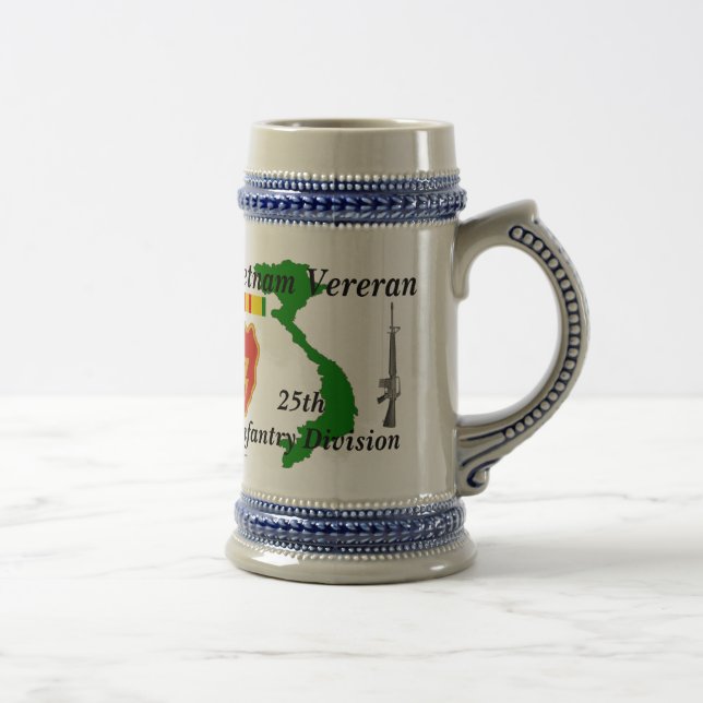 25th Inf Div Viet Vet bbs/2 Beer Stein (Right)