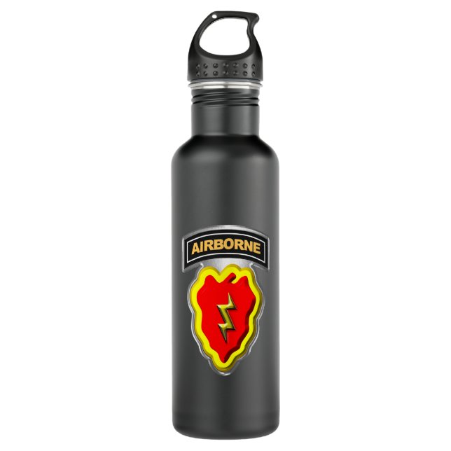 25th Infantry Division Airborne 710 Ml Water Bottle (Front)