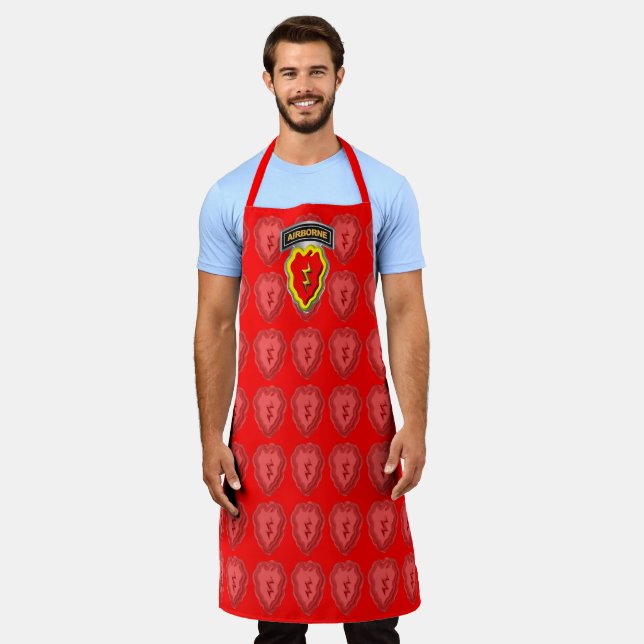 25th Infantry Division Airborne Apron (Worn)
