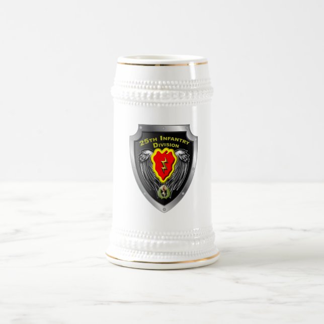 25th Infantry Division  Beer Stein (Center)