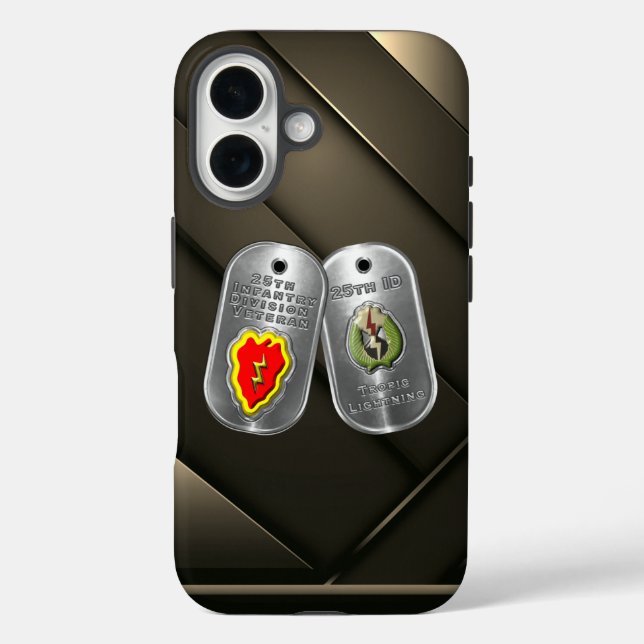 25th Infantry Division  Case-Mate iPhone Case (Back)