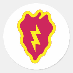 25th Infantry Division Classic Round Sticker