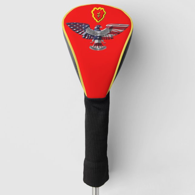 25th Infantry Division Eagle Golf Head Cover (Front)