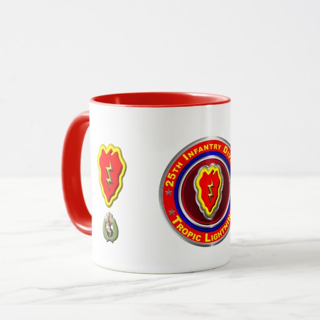 25th Infantry Division Keepsake Mug (Front Left)