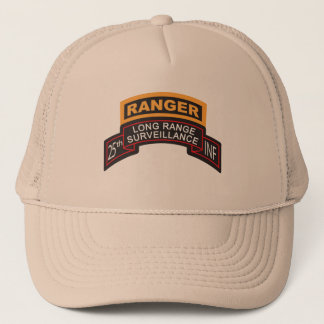 25th Infantry Division LRS Scroll, Ranger Tab Trucker Hat