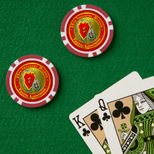 25th Infantry Division Poker Chips