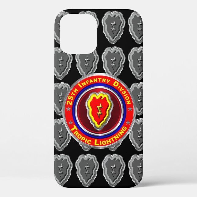 25th Infantry Division Tropic Lightning Case-Mate iPhone Case (Back)