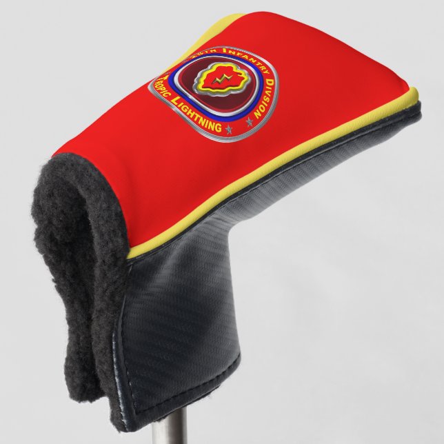 25th Infantry Division “Tropic Lightning” Golf Head Cover (3/4 Front)