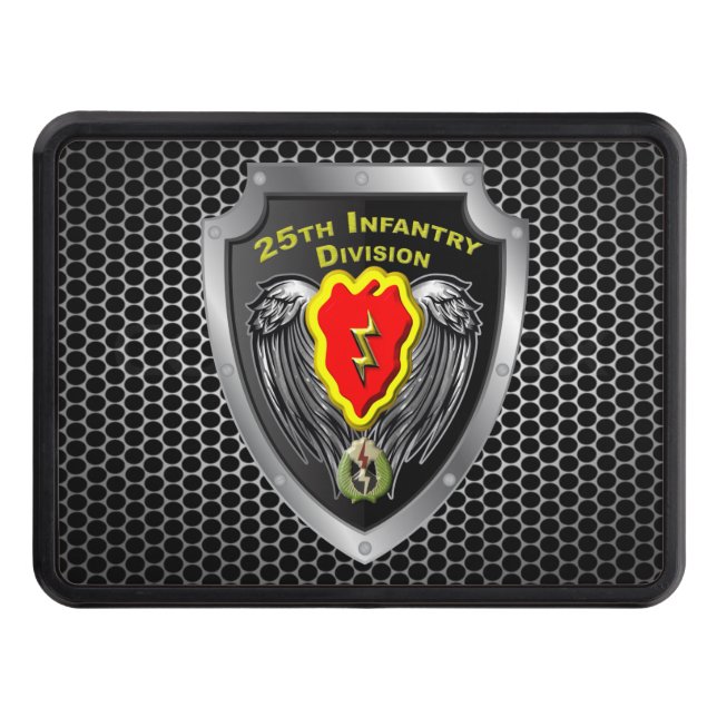 25th Infantry Division “Tropic Lightning” Hitch Co Trailer Hitch Cover (Front)