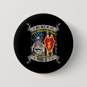 25th Infantry Division Veteran Schofield Barracks 2 Inch Round Button