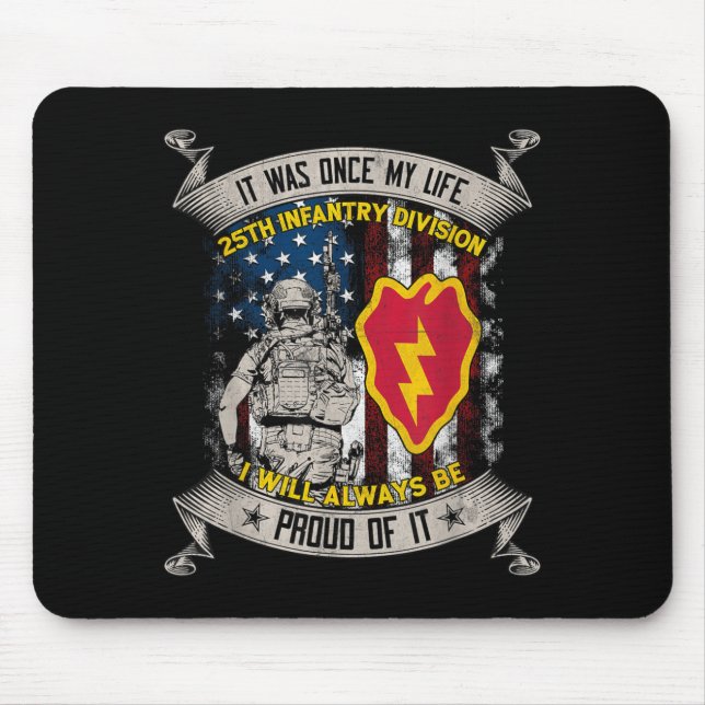 25th Infantry Division Veteran Schofield Barracks Mouse Pad (Front)