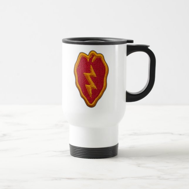 25th infantry division veterans nam patch Mug (Right)