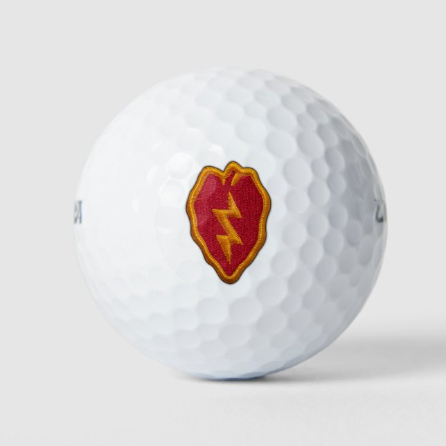 25th infantry division vietnam nam veterans vets golf balls (Front)