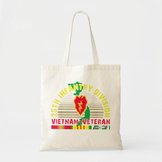25th Infantry Division Vietnam Veteran  Tote Bag (Front)