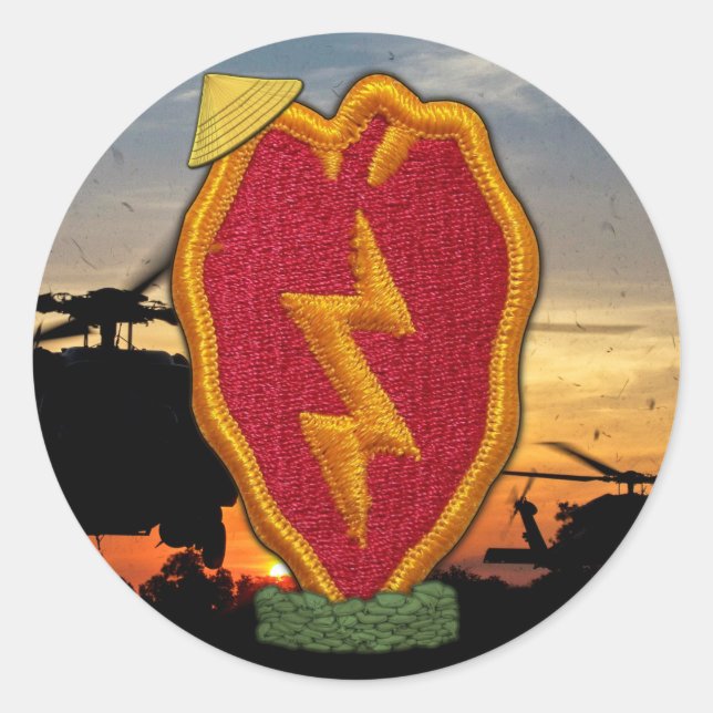 25th infantry division vietnam war patch Stickers (Front)