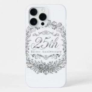 25th Silver iPhone 16 Pro Max Case