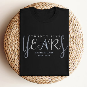 25th Silver Wedding Anniversary Gift T-Shirt