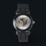 25th Silver Wedding Anniversary Photo Personalized Watch<br><div class="desc">25th Silver Wedding Anniversary Keepsake Photo Watch- This beautiful personalized photo silver wedding anniversary watch for celebrating 25th wedding anniversary. Ready to be personalized with your favourite anniversary photo of the happily married couple. Reads 25th at the centre in classy 3D look letters inside a silver metal look circle frame....</div>