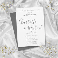 25th Silver Wedding Anniversary Signature Script