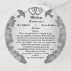 25th Silver Wedding Trinket Tray with Doves