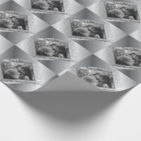 25th Wedding Anniversary Custom Blck and Wht Photo