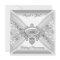 25th Wedding Anniversary Elegant Silver White