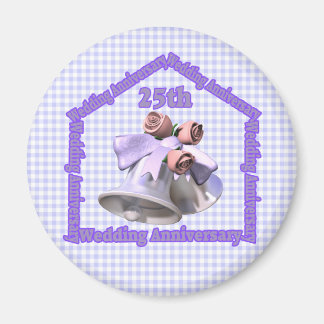 25th Wedding Anniversary Gifts Magnet