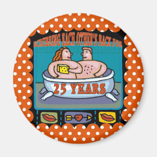 25th Wedding Anniversary Gifts Magnet