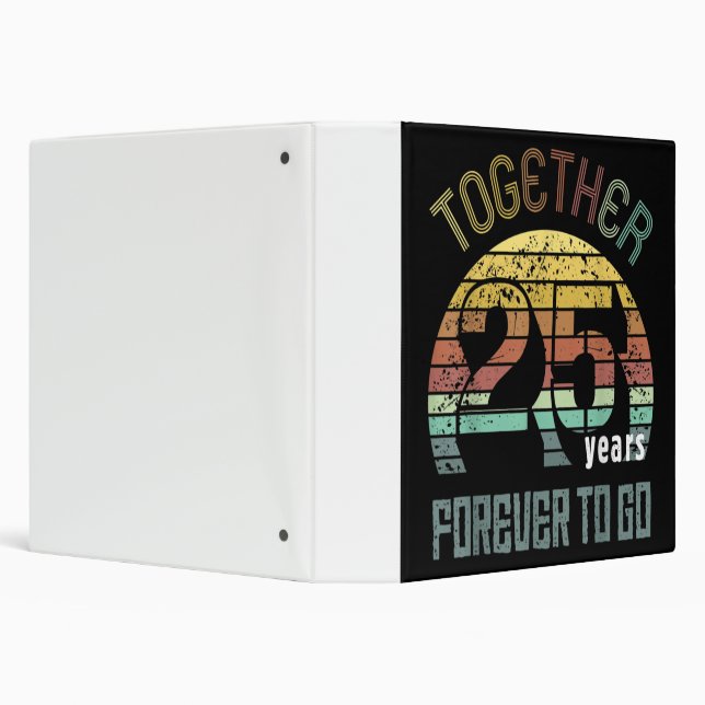 25th Years Wedding Anniversary Binder (Background)