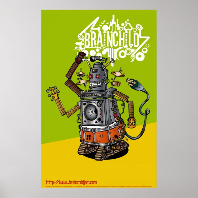 263 Brainchild Robot Poster (Front)