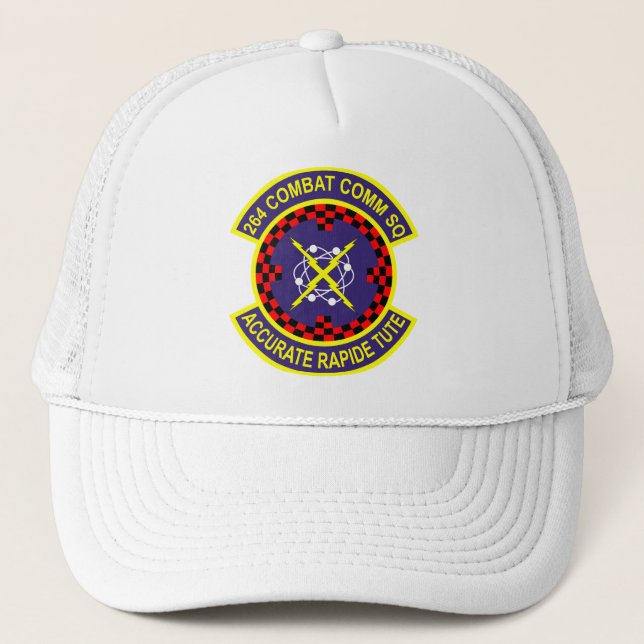 264th Combat Communications Squadron Trucker Hat (Front)