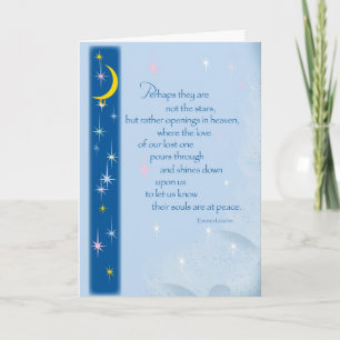 2654 Stars in Heaven Sympathy Card