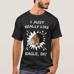 265 I Just Really Like Beagle T-Shirt