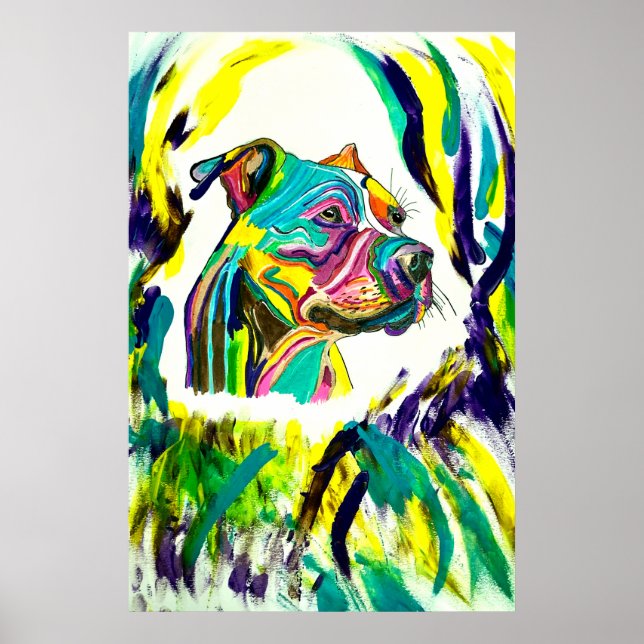 266 - Pitbull Love Poster (Front)