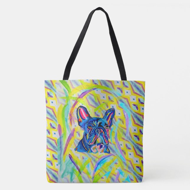 267 - French Bulldog Tote Bag (Front)