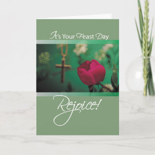 2686 Feast Day Rejoice Card