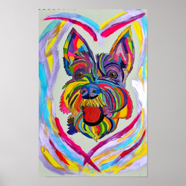 269 - Schnauzer Love Poster (Front)