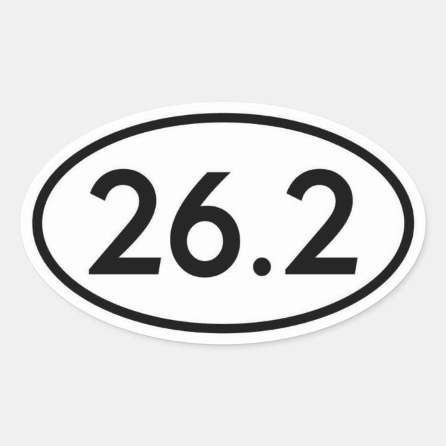 26.2 Autocollant ovale (Devant)