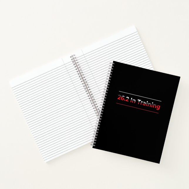 26.2 in Training Full Marathon Race -Running Notebook (Inside)