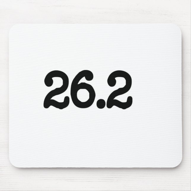 26.2 Marathon Definition Mouse Pad (Front)