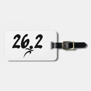 26.2 marathon luggage tag