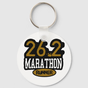 26.2 Marathon Runner Keychain