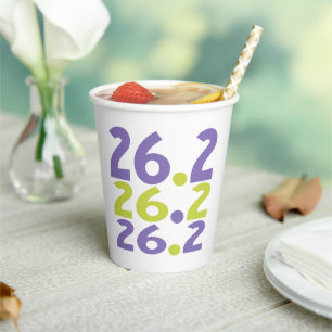 26.2 Marathon Runner Paper Cups