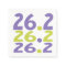 26.2 Marathon Runner theme Paper Party Napkins