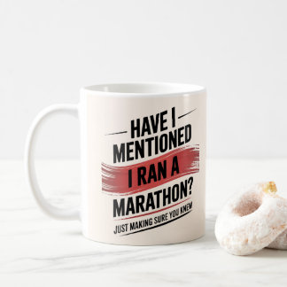 26.2 miles marathon running coffee mug