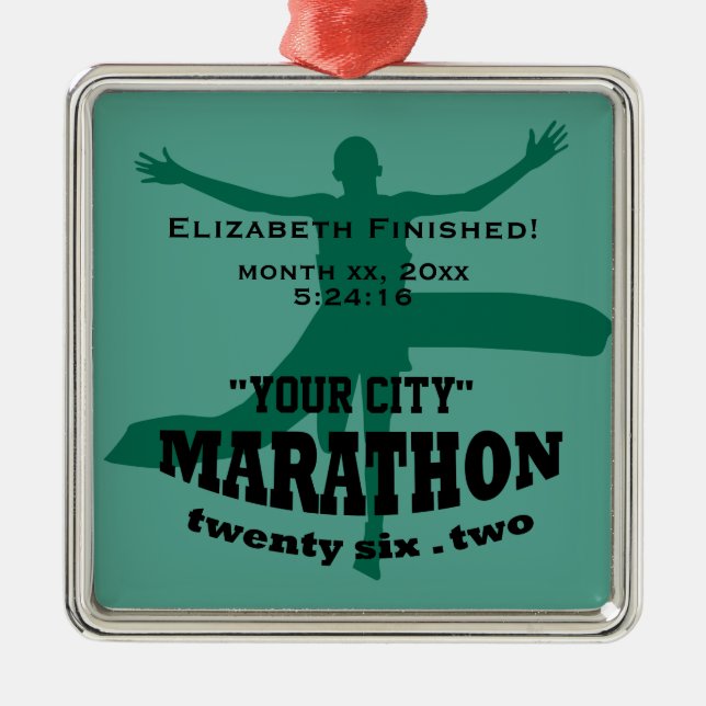 26,2 Ornement de marathon (Devant)