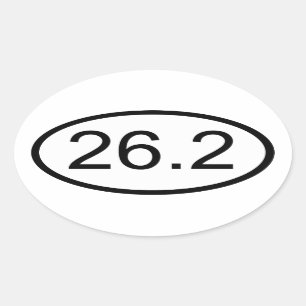 26.2 OVAL STICKER